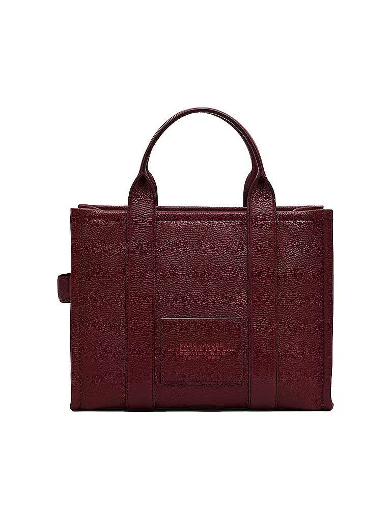 MARC JACOBS | Ledertasche - Tote Bag THE MEDIUM TOTE LEATHER | dunkelrot