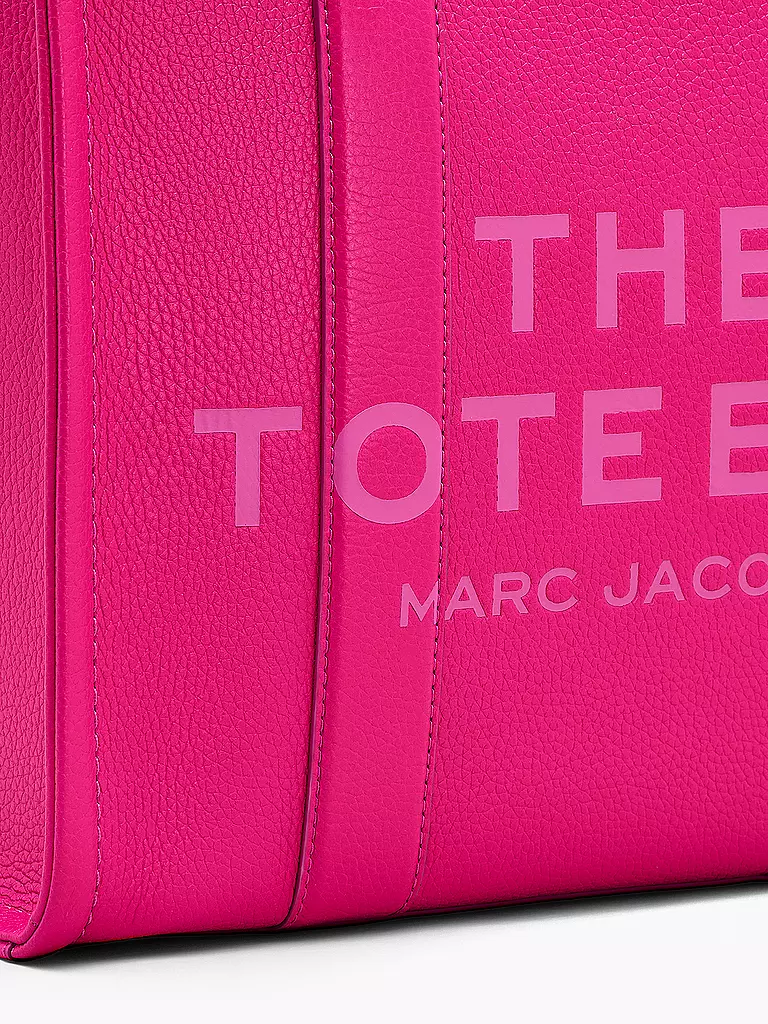 MARC JACOBS | Ledertasche - Tote Bag THE MEDIUM TOTE LEATHER | pink