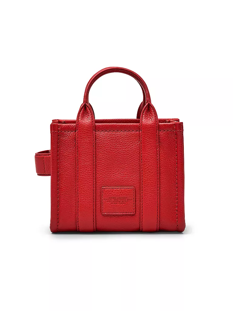 MARC JACOBS | Ledertasche - Tote Bag THE MINI TOTE | rot