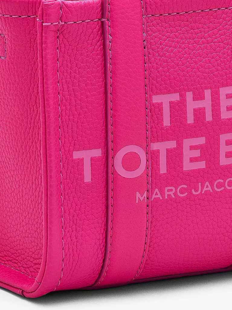 MARC JACOBS | Ledertasche - Tote Bag THE MINI TOTE | pink