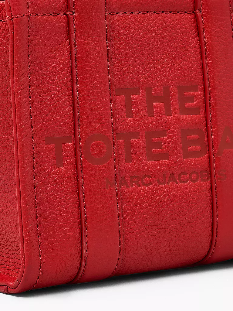 MARC JACOBS | Ledertasche - Tote Bag THE MINI TOTE | rot