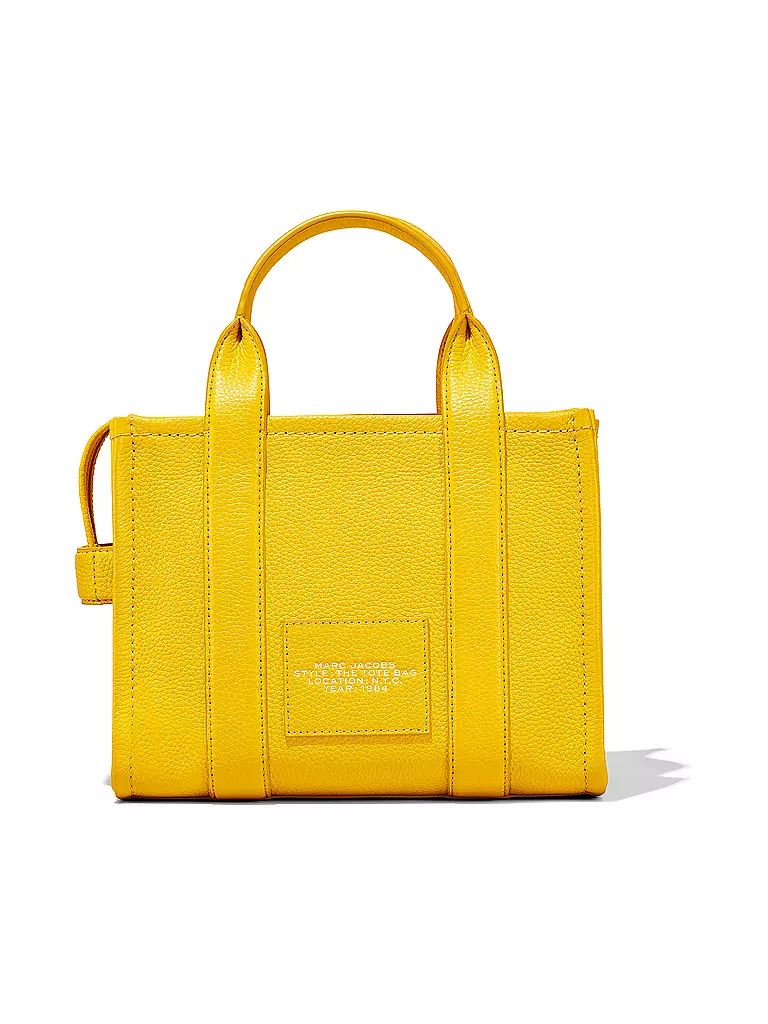 MARC JACOBS | Ledertasche - Tote Bag THE SMALL TOTE LEATHER | gelb