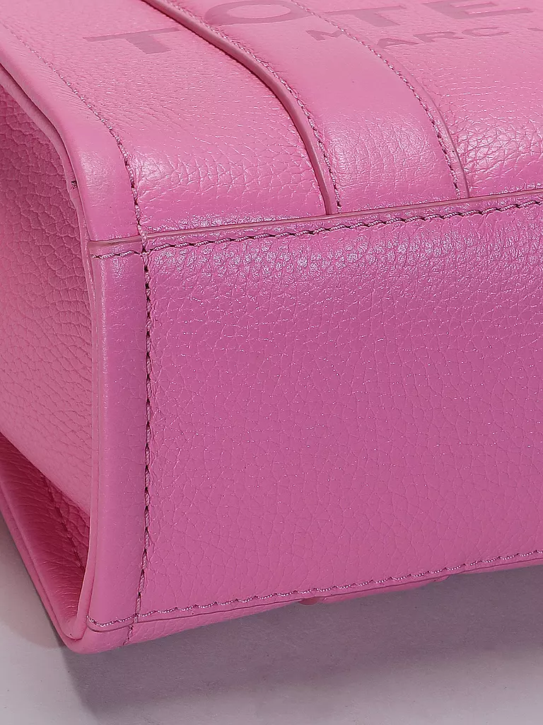 MARC JACOBS | Ledertasche - Tote Bag THE SMALL TOTE LEATHER | pink