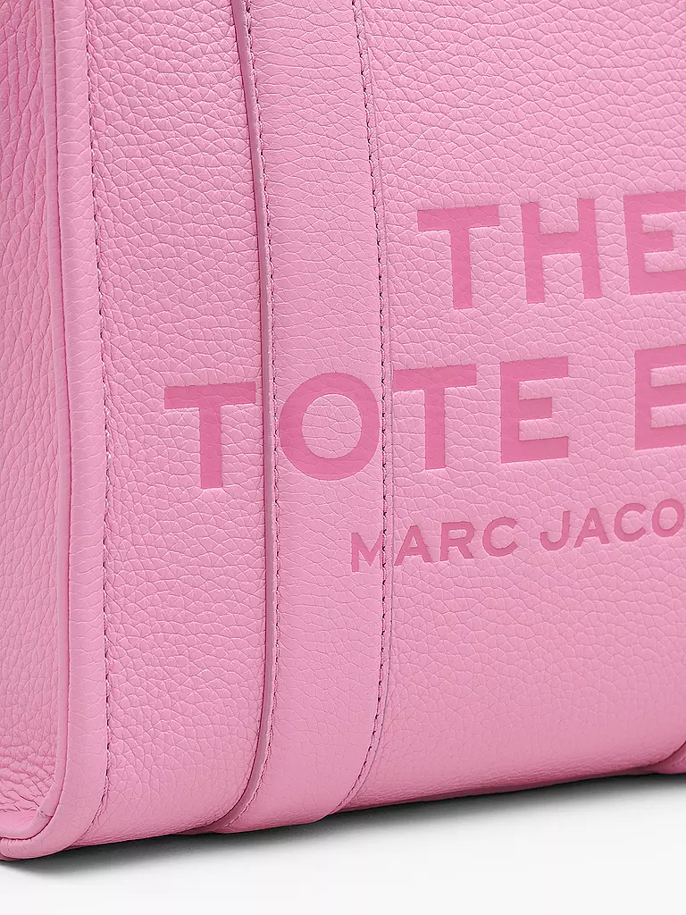 MARC JACOBS | Ledertasche - Tote Bag THE SMALL TOTE LEATHER | rosa