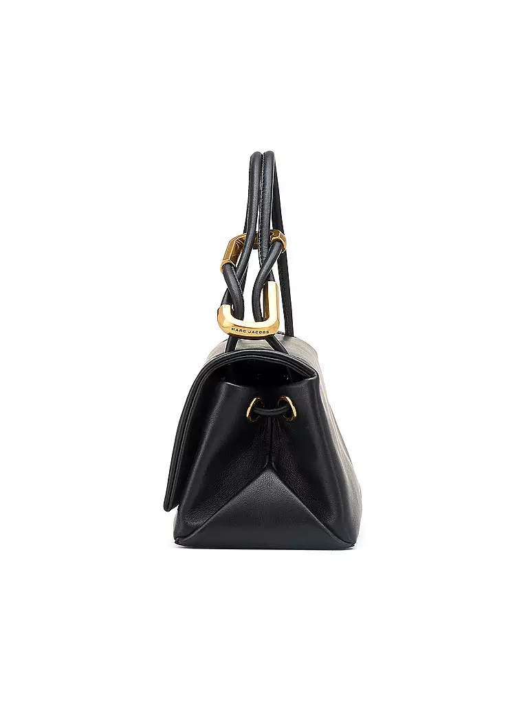 MARC JACOBS | Ledertasche - Umhängetasche THE MINI DUAL BAG | schwarz