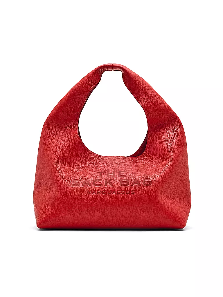 MARC JACOBS | Ledertasche - Umhängetasche THE SACK BAG | rot