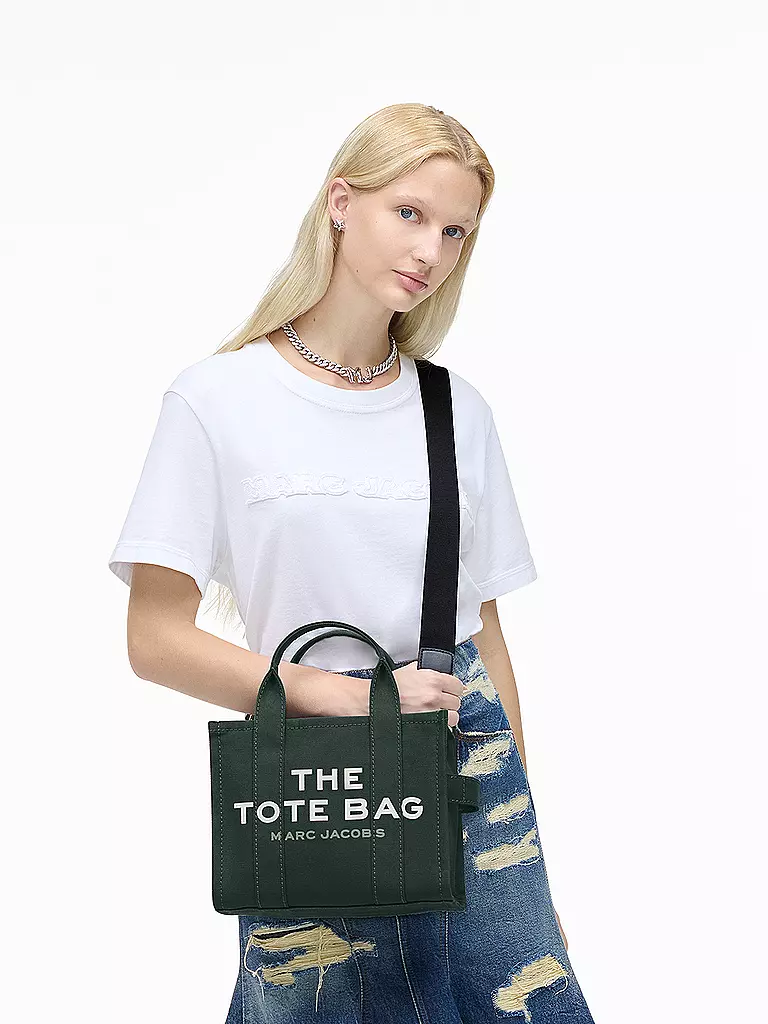 MARC JACOBS | Tasche - Tote Bag THE SMALL TOTE  | dunkelgrün