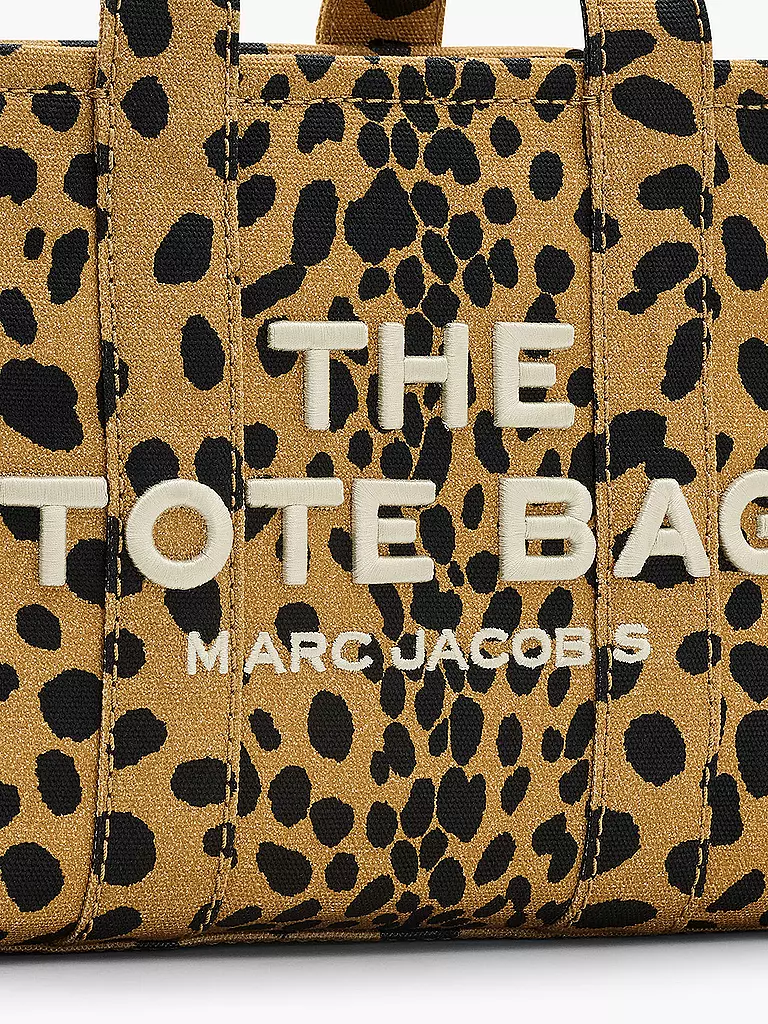 MARC JACOBS | Tasche - Tote Bag THE SMALL TOTE CANVAS LEO | schwarz