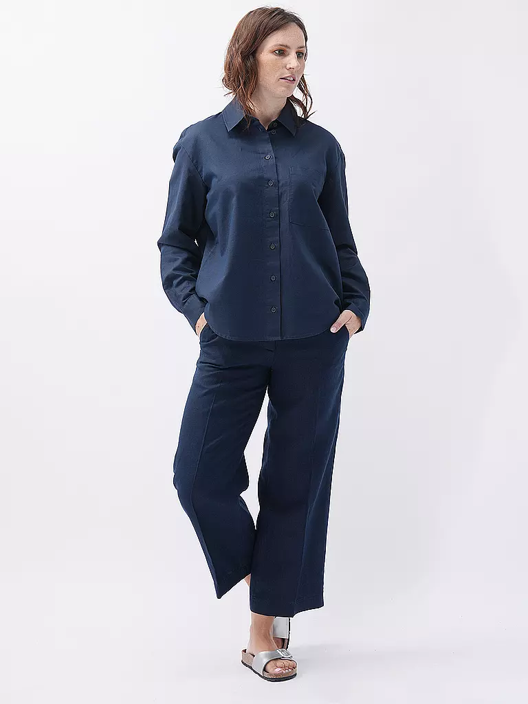 MARC O' POLO DENIM | Hemdbluse  | dunkelblau