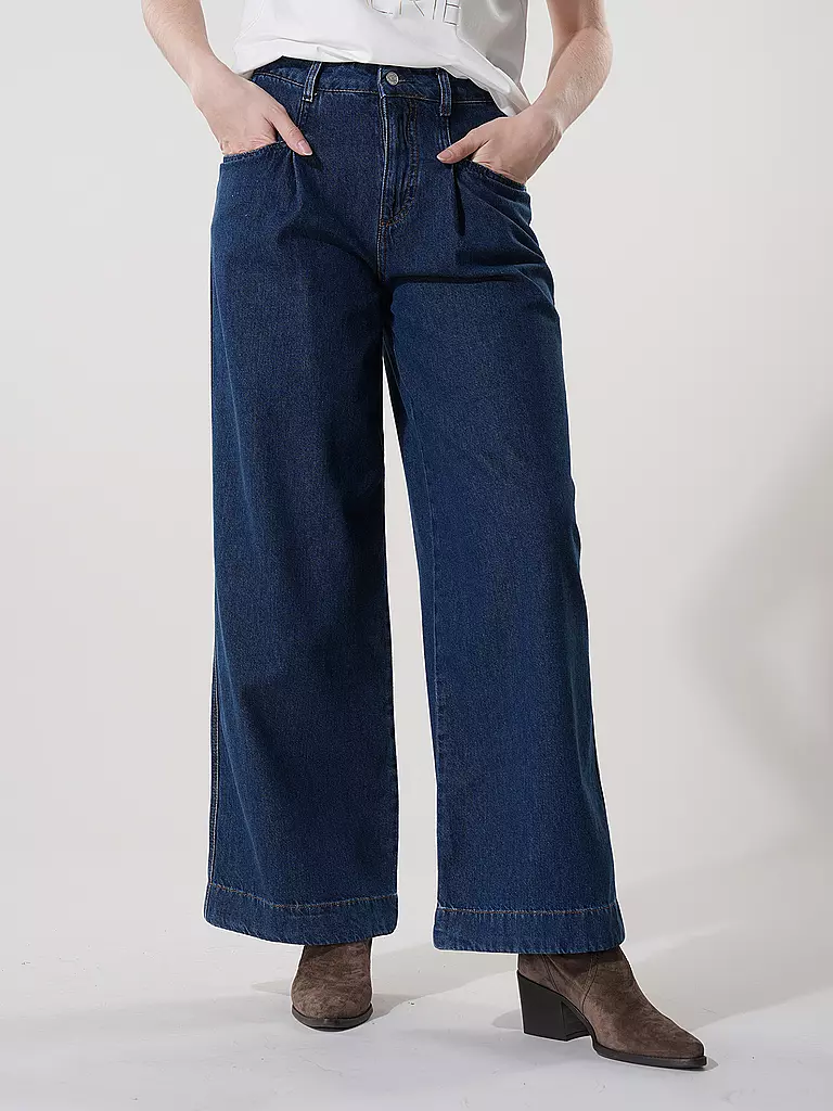 MARC O' POLO DENIM | Jeans Wide Leg | dunkelblau