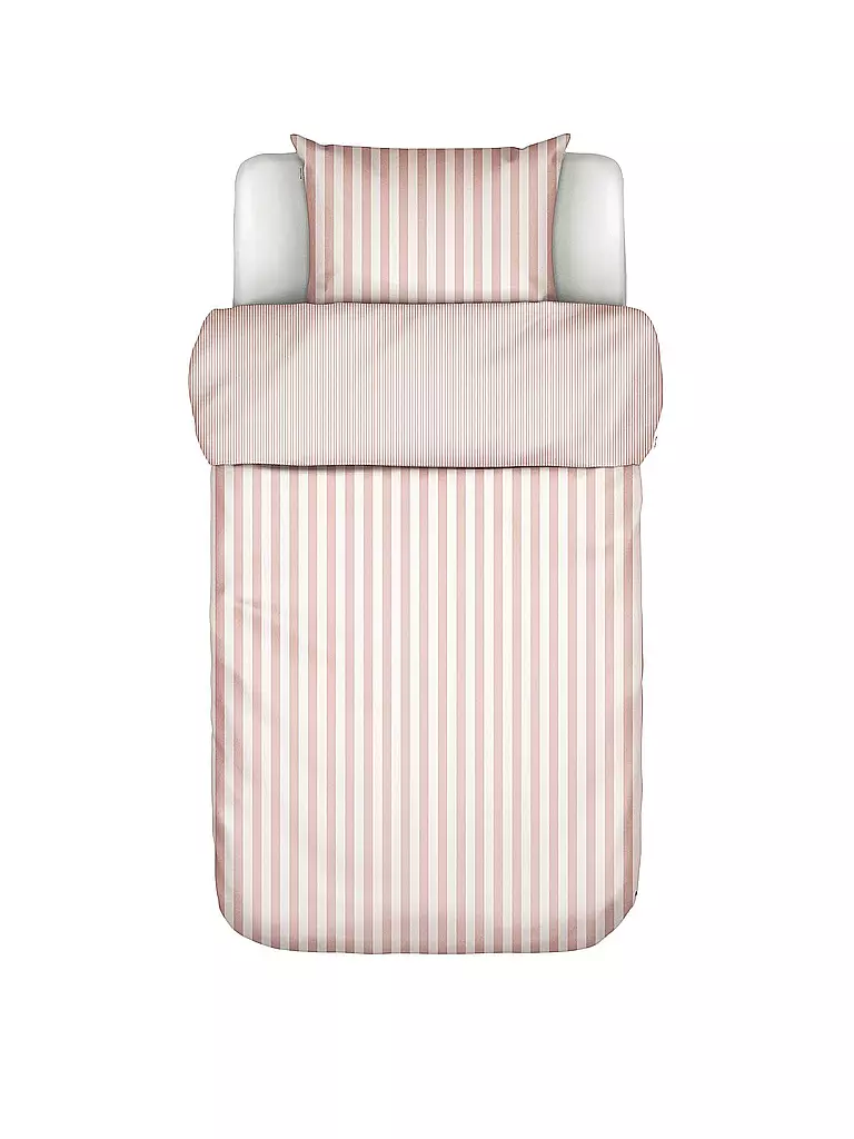 MARC O'POLO HOME | Satin Bettwäsche CLASSIC STRIPE 70x90cm/140x200cm Rose Smoke | rosa