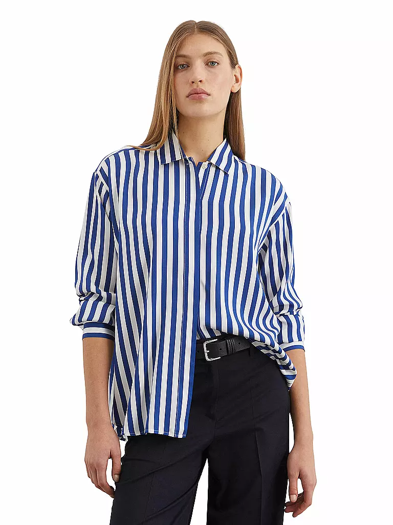 MARC O'POLO | Bluse Oversized Fit | blau