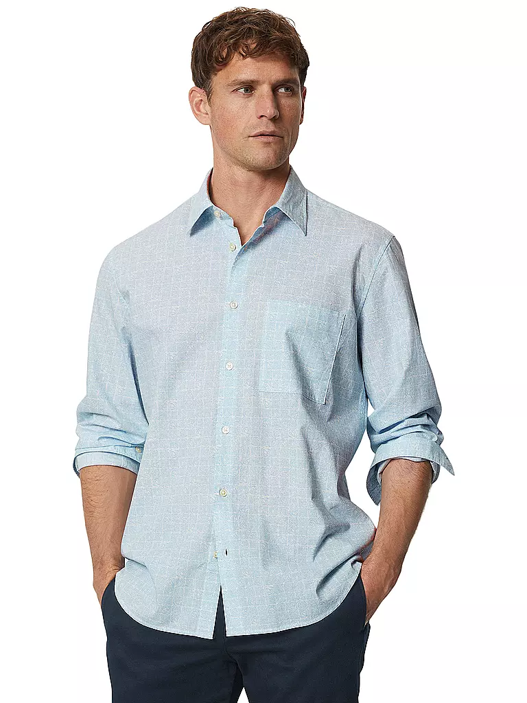 MARC O'POLO | Hemd Regular Fit | blau