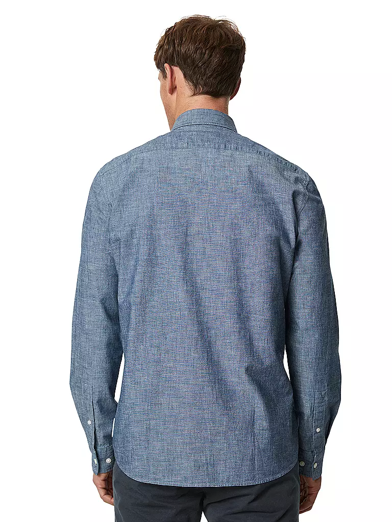 MARC O'POLO | Hemd Shaped Fit | blau