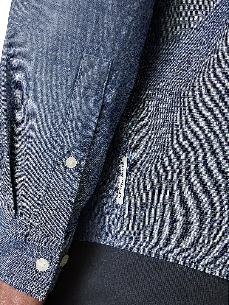 MARC O'POLO | Hemd Shaped Fit | blau