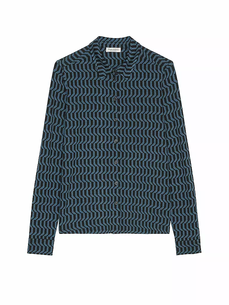 MARC O'POLO | Jerseybluse  | petrol