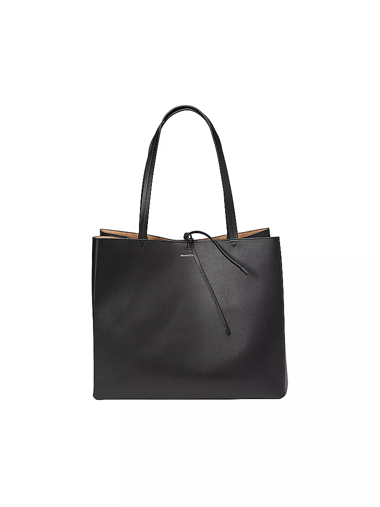 MARC O'POLO | Ledertasche - Shopper Large | schwarz