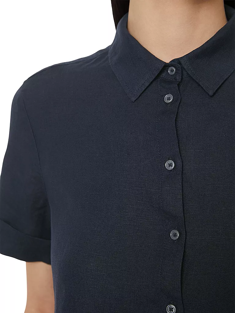 MARC O'POLO | Leinenbluse | dunkelblau