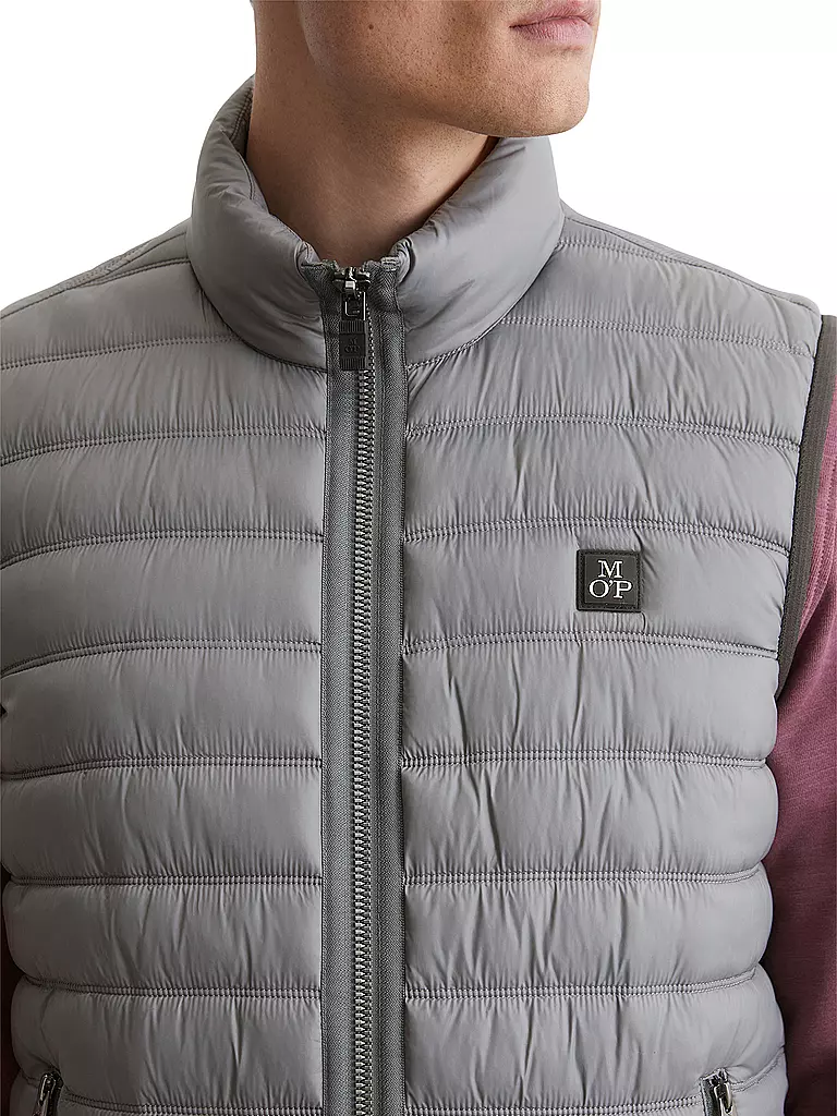 MARC O'POLO | Steppgilet  | grau