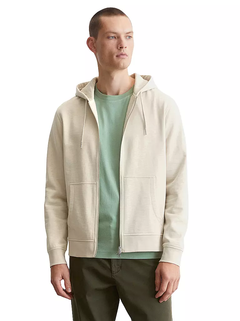 MARC O'POLO | Sweatjacke  | creme