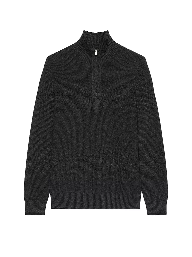 MARC O'POLO | Troyer Pullover | grau