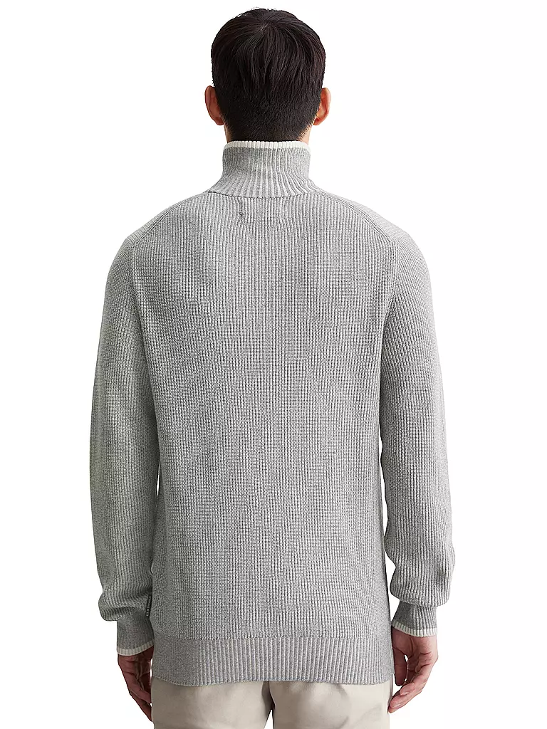 MARC O'POLO | Troyer Pullover | schwarz