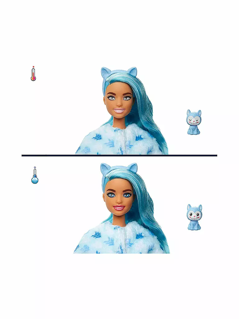 Mattel Barbie Cutie Reveal Winter Sparkle Husky Keine Farbe