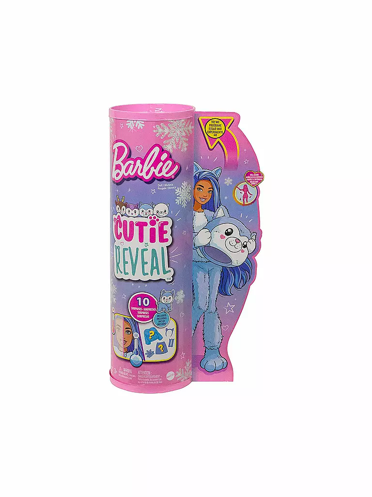 MATTEL | BARBIE - CUTIE REVEAL WINTER SPARKLE-HUSKY | keine Farbe