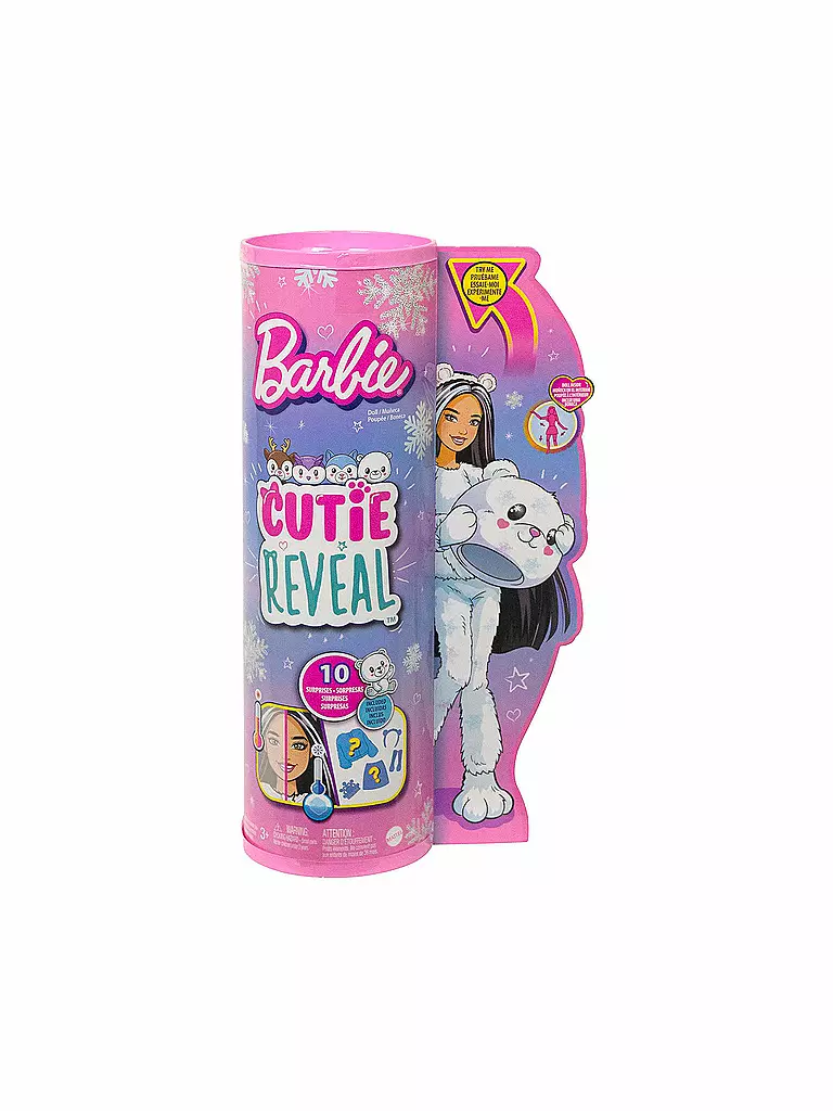 MATTEL | BARBIE - CUTIE REVEAL WINTER SPARKLE-POLARBAE | keine Farbe