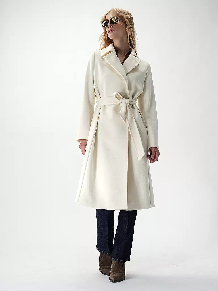 MAX MARA STUDIO | Wollmantel BCOLLAG | weiss