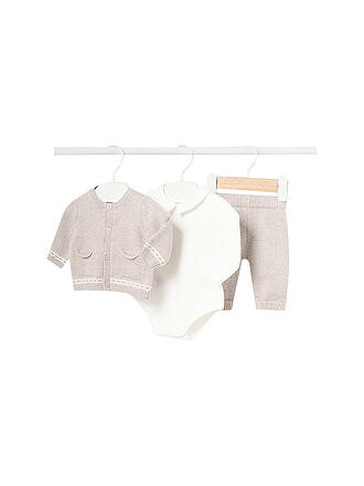 MAYORAL | Baby Set Strickjacke, Body ,Hose 3-teilg 