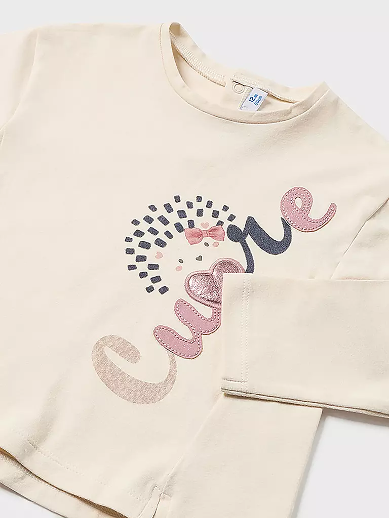 MAYORAL | Baby Langarmshirt  | creme