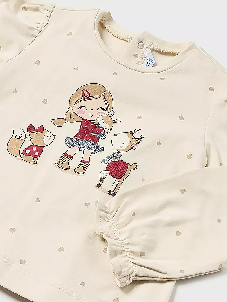 MAYORAL | Baby Langarmshirt | beige