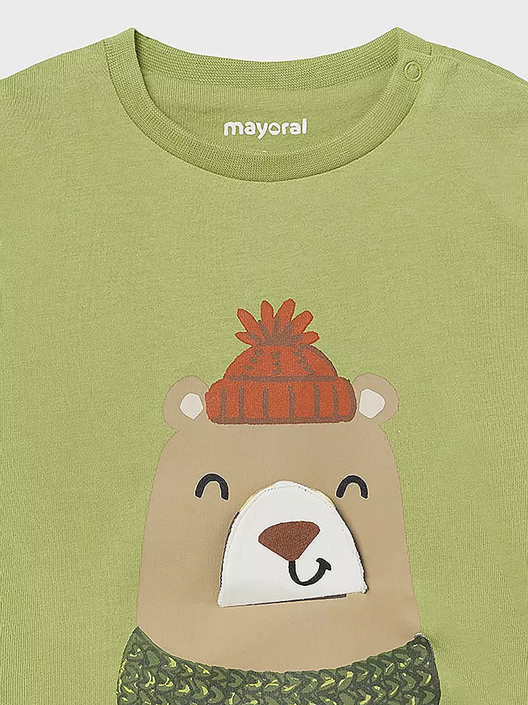 MAYORAL | Baby Langarmshirt | grün