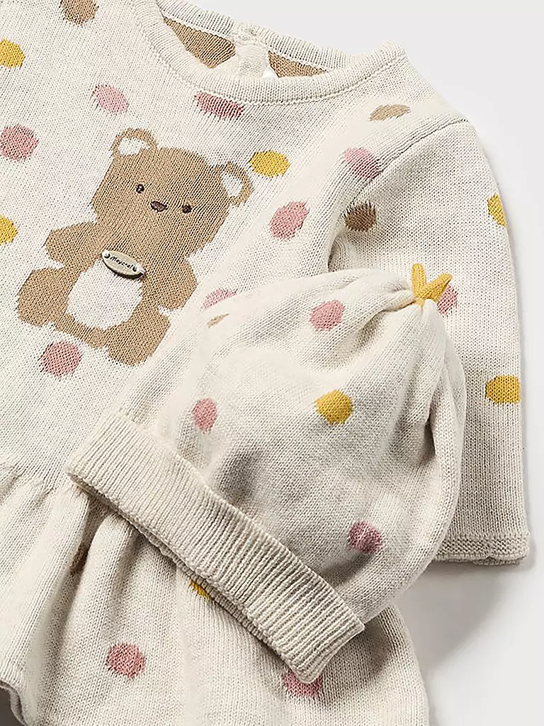 MAYORAL | Baby Set Mütze mit Kleid  | beige