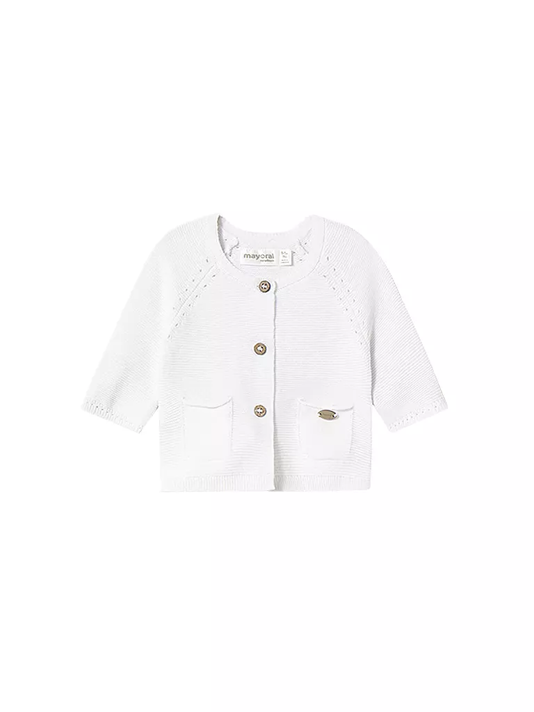 MAYORAL | Baby Strickjacke | weiss