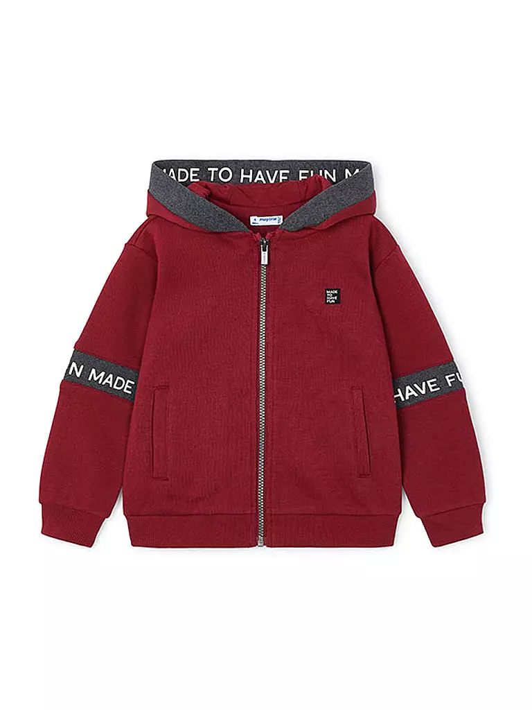 MAYORAL | Jungen Sweatjacke | dunkelrot