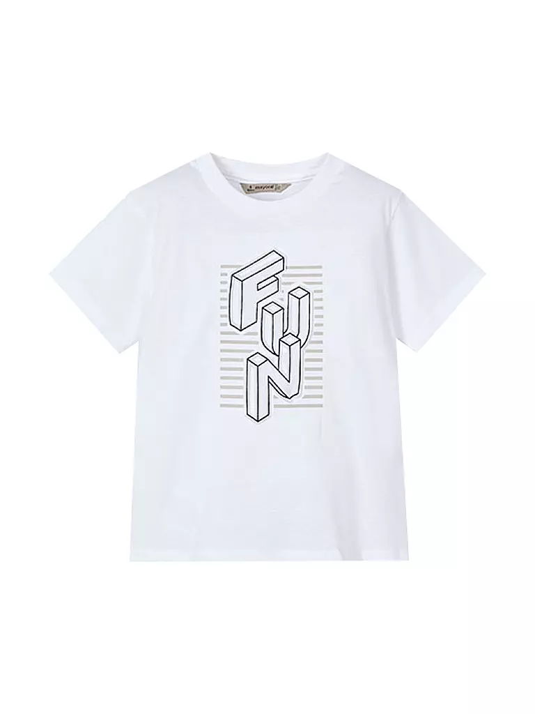 MAYORAL | Jungen T-Shirt  | weiss