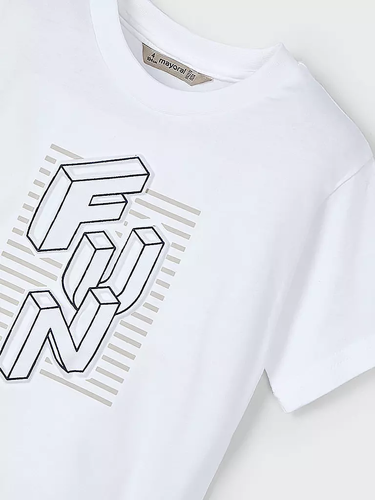 MAYORAL | Jungen T-Shirt  | weiss