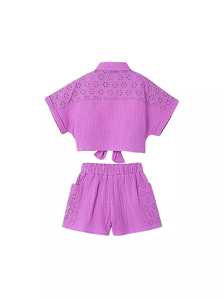 MAYORAL | Mädchen Set 2-teilig Bluse und Shorts | grün