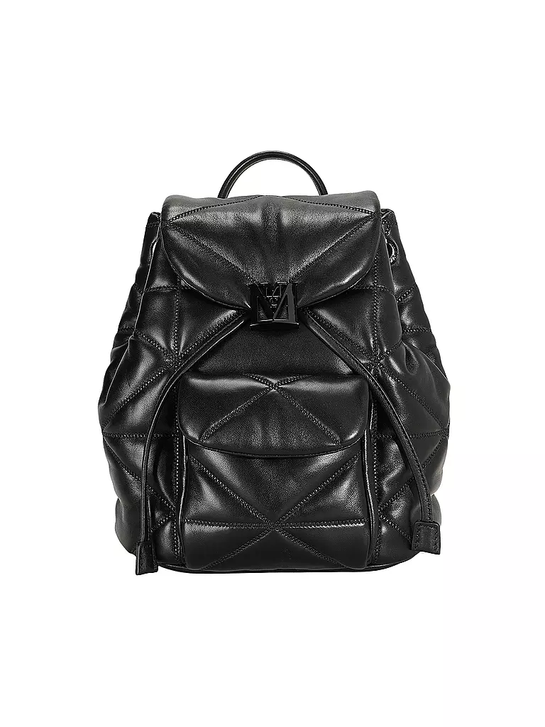 MCM Women's Rucksack aus Leder in Schwarz