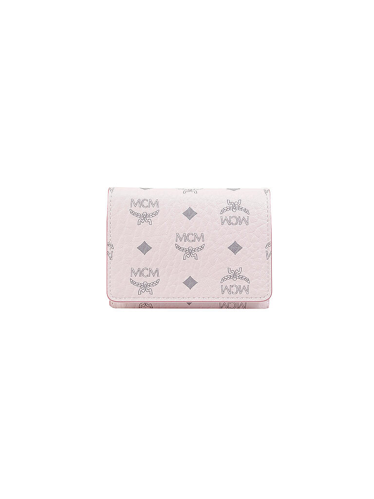MCM Geldbörse Visetos rosa Wallet Original Flap