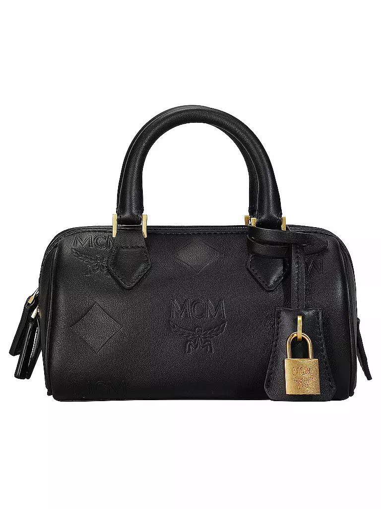 MCM | Ledertasche - Henkeltasche ELLA Small | schwarz