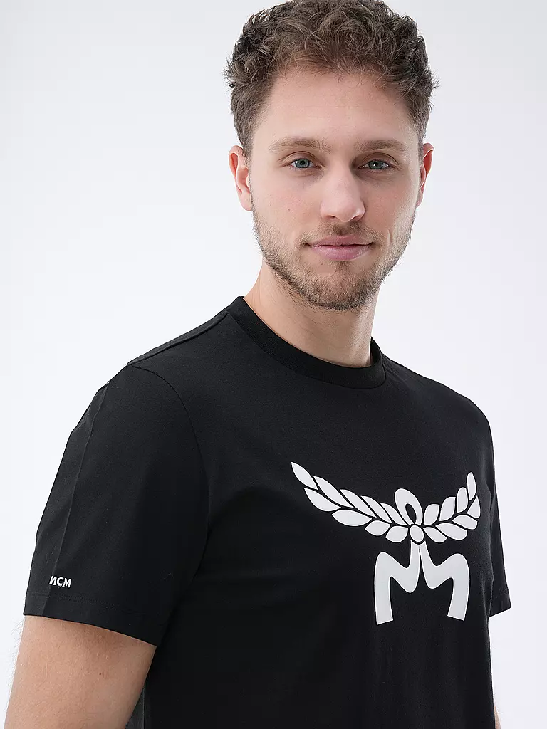 MCM | T-Shirt  | schwarz