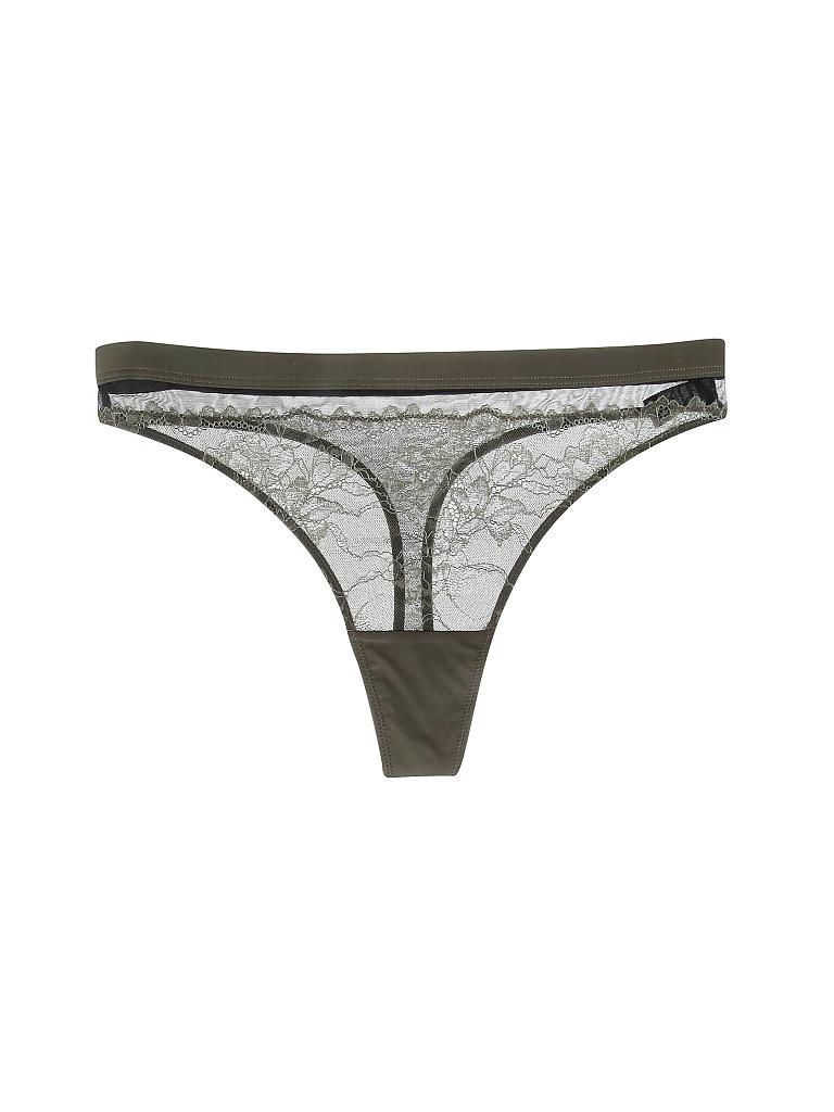 MEY DESSOUS | String "Poetry Lace" (Deep Green) | 