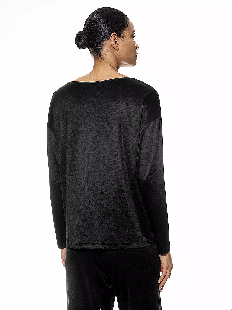 MEY | Langarmshirt NIGHT GLOW black | schwarz