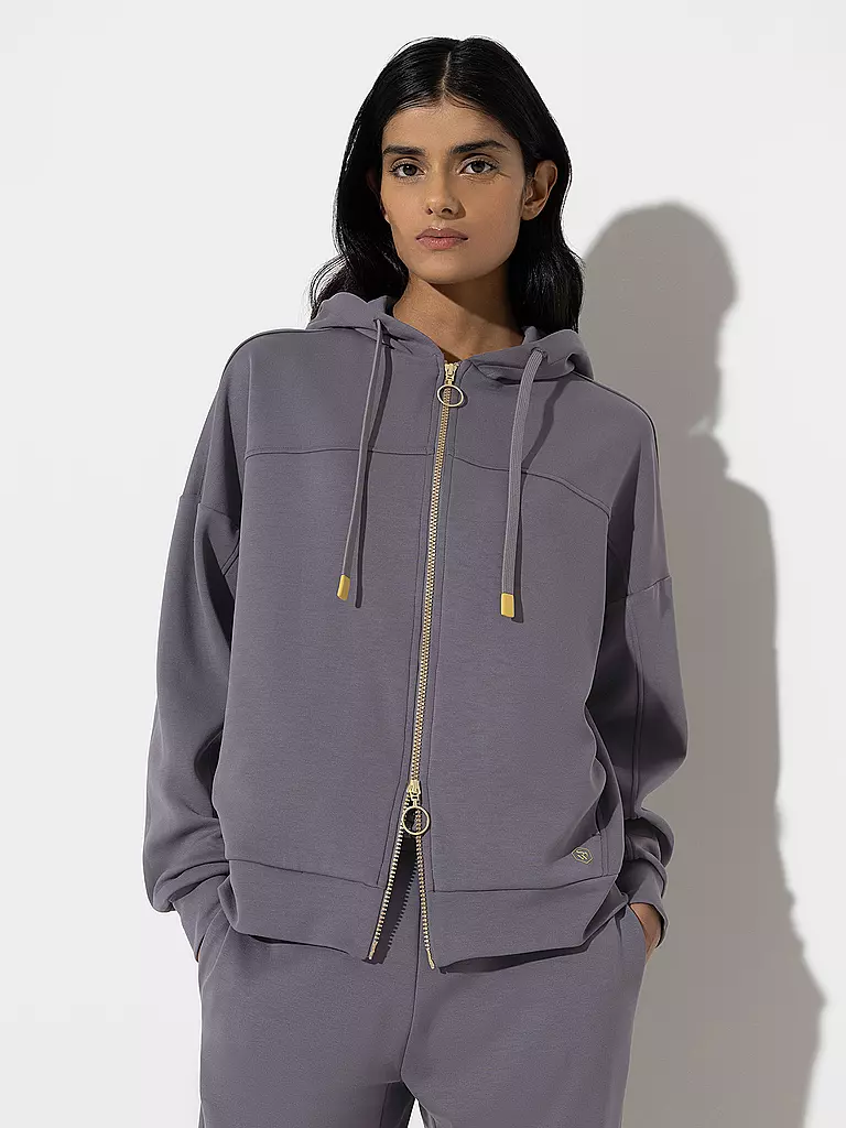 MEY | Loungewear Sweatjacke SMOOTH | grau