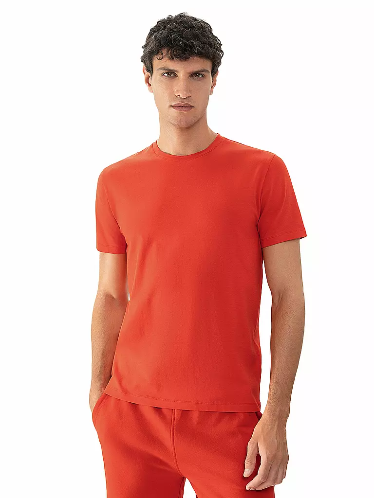 MEY | Pyjama T-Shirt RELAX tango red | rot