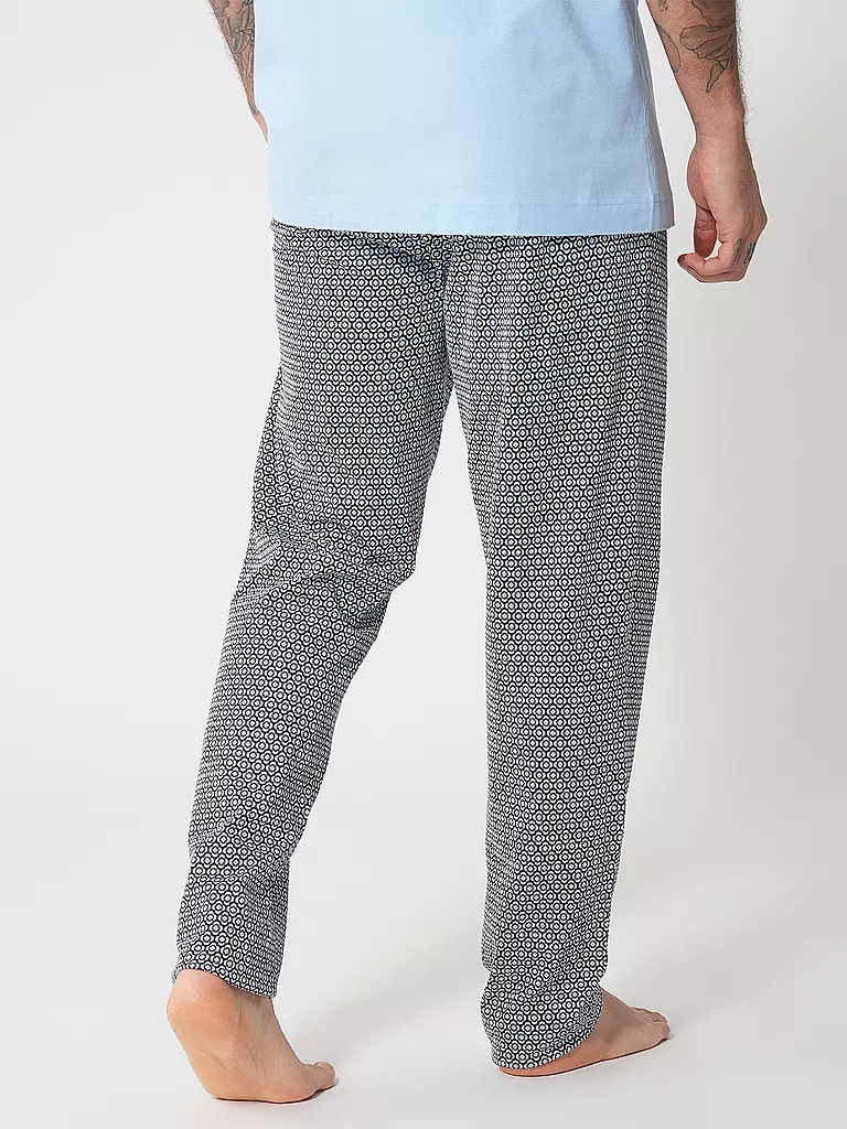 MEY | Pyjamahose | blau