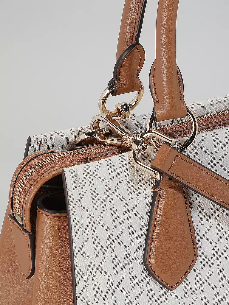 MICHAEL KORS | Ledertasche - Henkeltasche MARILYN Medium | creme